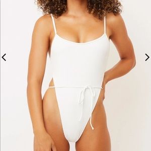 WORN ONCE WHITE ONE PIECE